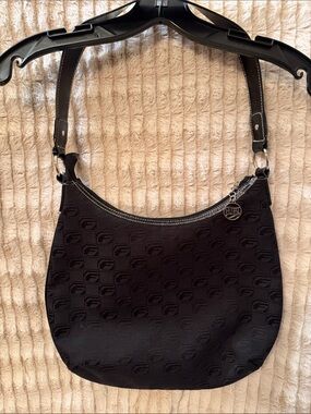 FUBU - The Collection Black Women’s Shoulder Bag - Classic Embossed Design